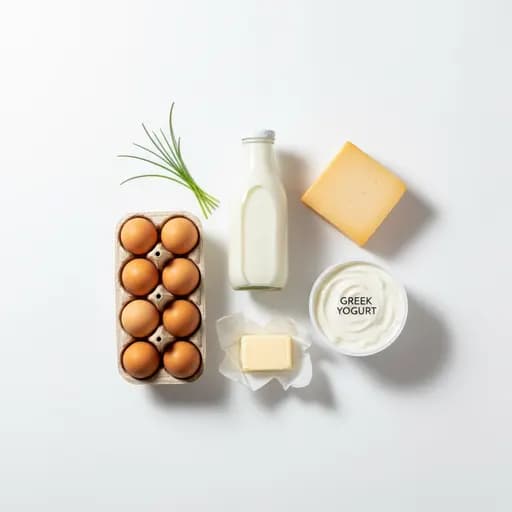 Молочное и яйца