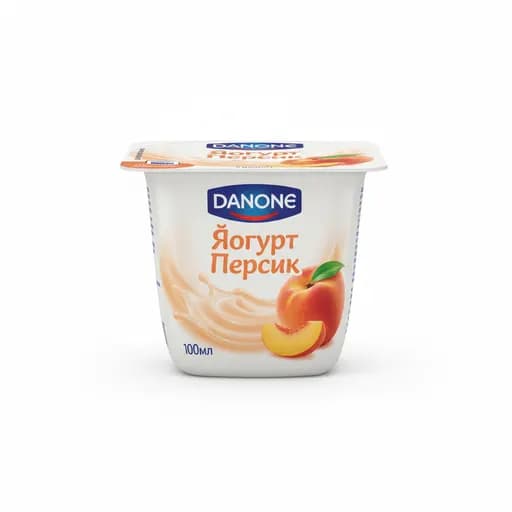 Danone Йогур Персик 100мл