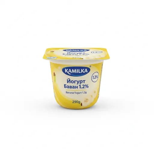 KAMILKA Йогурт Банан 1.2% 290гр