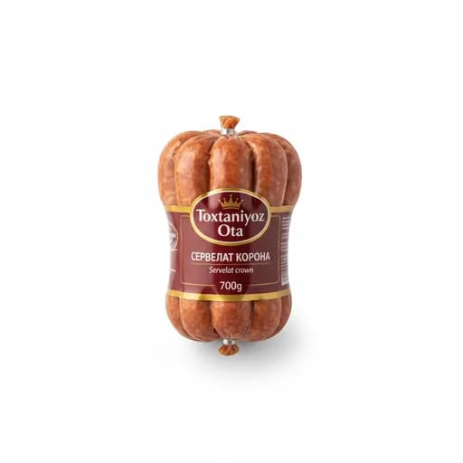 Toxtaniyoz Ota Колбаса сервелат корона 700гр
