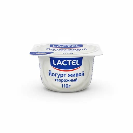 LACTEL Йогурт живой творожные 110гр