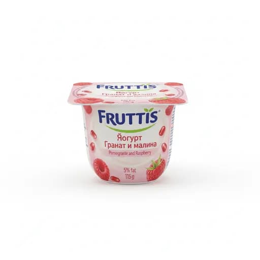 FRUTTIS Йогурт Гранат и малина 5% 115гр