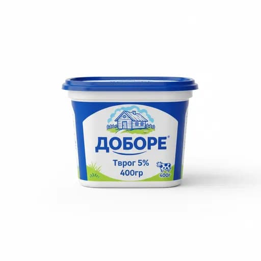 ДОБРОЕ Творог 5% 400гр
