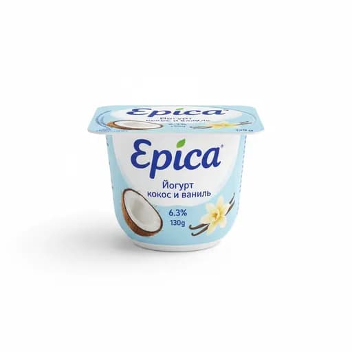 Epica Йогурт кокос и ваниль 6.3% 130гр