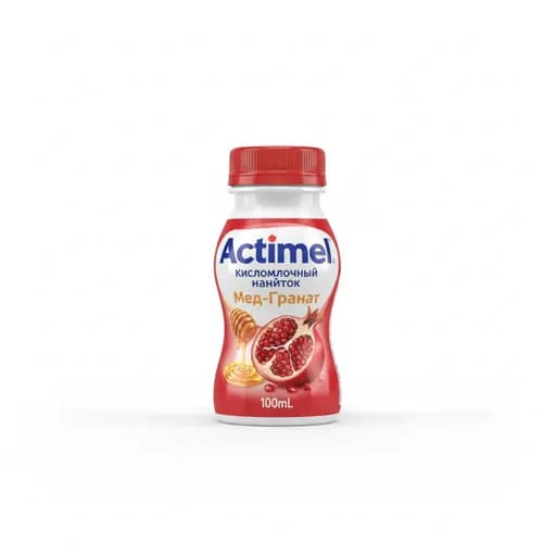 Actimel Кисломолочный напиток Мед-Гранат 100мл