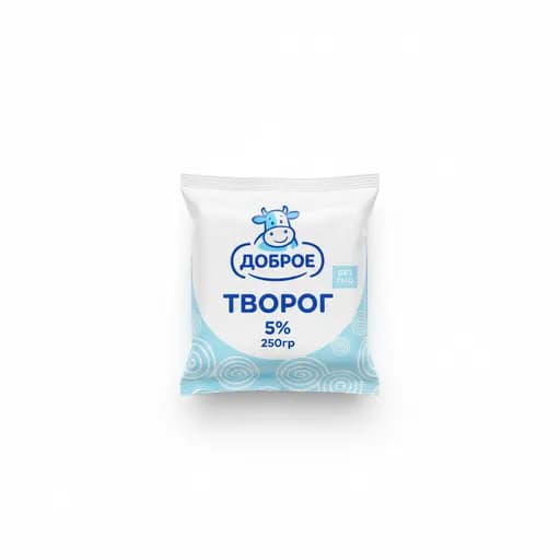 ДОБРОЕ Творог 5% 250гр
