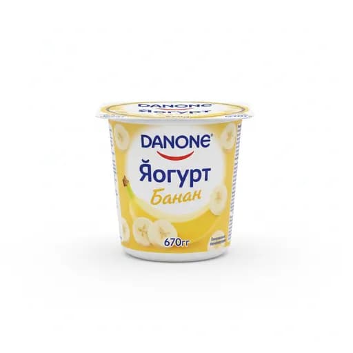 Danone Йогурт Банан 670гр
