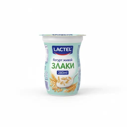 LACTEL Йогурт живой Злаки 280мл
