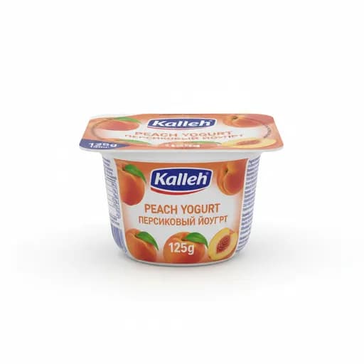 Kalleh Йогурт персиковый 125гр