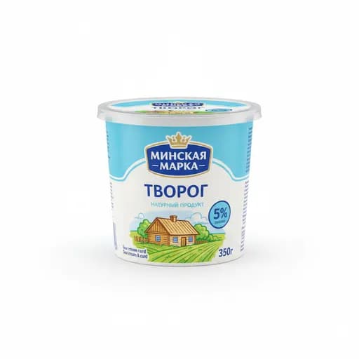 Минская марка Творог 5% 350гр