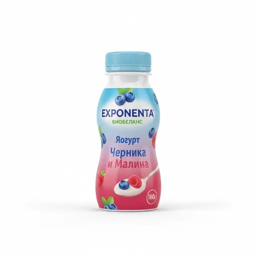 Exponenta Йогурт Черника и Малина 160гр