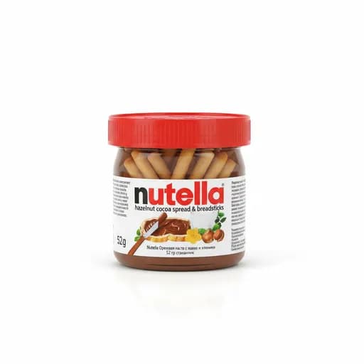 Nutella Ореховая паста с какао и хлебные палочки 52 гр стак