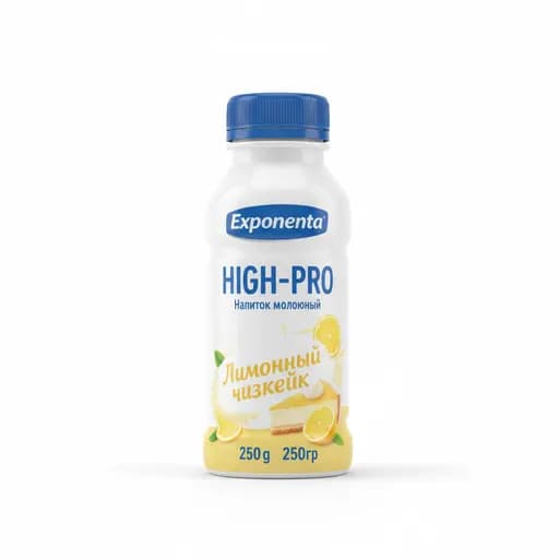 Exponenta High-Pro Напиток молочный Лимонный чизкейк 250гр