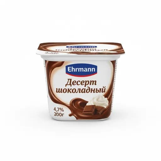 Ehrmann Десерт шоколадный 4 7% 200гр